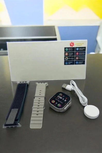 Akıllı Saat Amoled Ekran NFC Uyumlu Spor Modları Android ve İOS Uyumlu - Resim 3