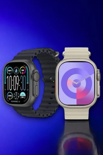 Akıllı Saat Android ve İOS Uyumlu NFC Ve GPS Özelliği Arama Cevaplayan - Resim 3