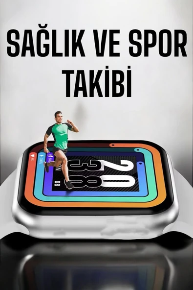 Akıllı Saat Amoled Ekran Yeni Nesil Bluetooth Bağlantılı - 5