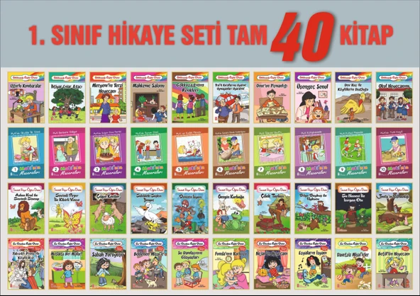 Ata 1.Sınıf Hikaye Seti (40 Kitap) ürün görseli 1