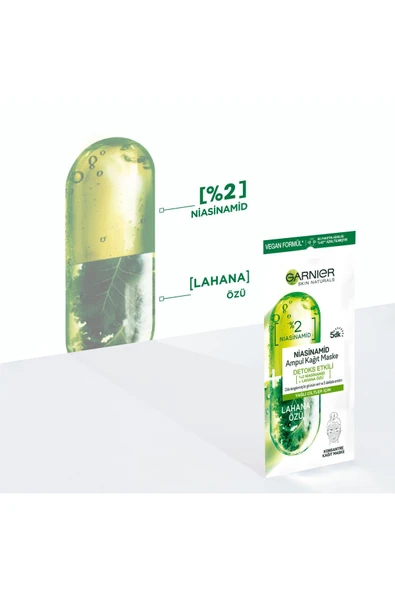 Garnier Niasinamid Detoks Etkili Ampul Kağıt Maske - 5