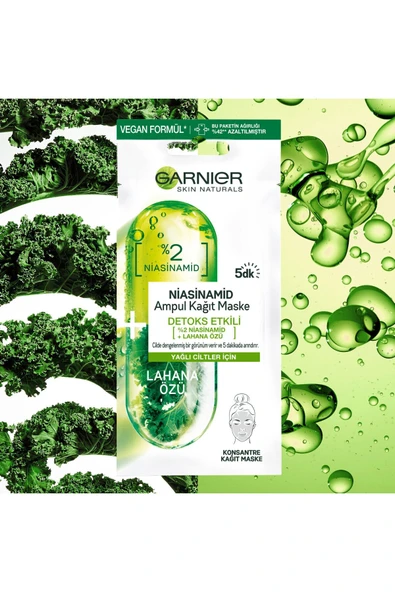 Garnier Niasinamid Detoks Etkili Ampul Kağıt Maske - 6