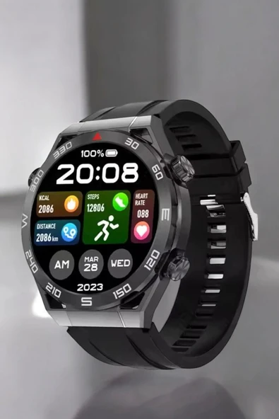 Akıllı Saat Yeni Nesil 2024 Model Metal Kordonlu Bluetooth Bağlantılı - Resim 5