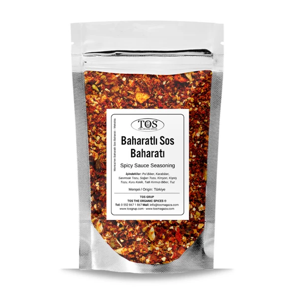 Monica'nın Baharatlı Sos Baharatı 100 gr Monica’s Spicy Sauce Seasoning