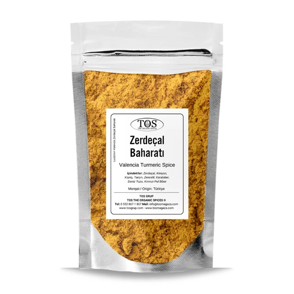 Lucía'nın Valencia Zerdeçal Baharatı 500 gr Lucía's Valencia Turmeric Spice