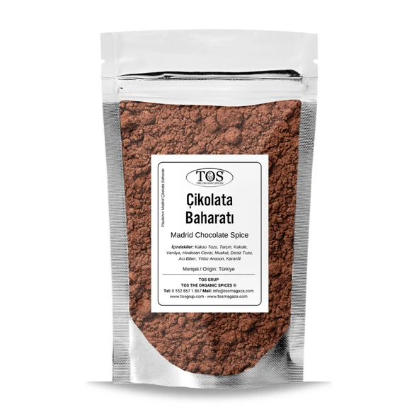 Paula'nın Madrid Çikolata Baharatı 100 gr Paula's Madrid Chocolate Spice