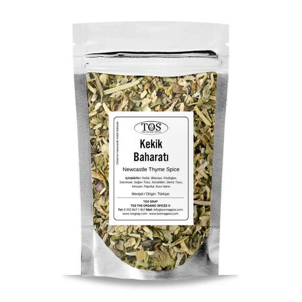 Chloe'nin Newcastle Kekik Baharatı 500 gr Chloe's Newcastle Thyme Spice