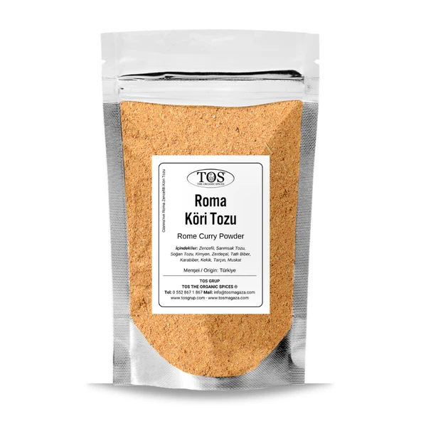 Gianna'nın Roma Zencefilli Köri Tozu 100 gr Gianna's Rome Ginger Curry Powder