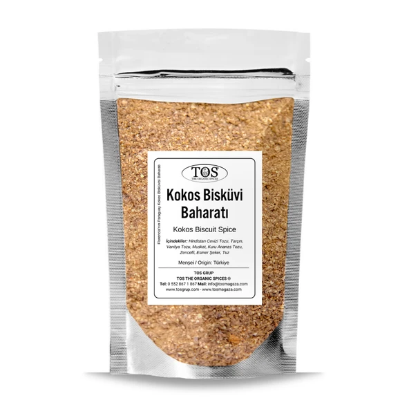Florencia’nın Paraguay Kokos Bisküvisi Baharatı 500 gr Florencia’s Paraguayan Kokos Biscuit Spice