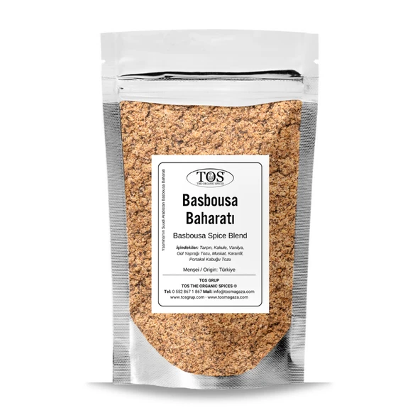 Yasmina’nın Suudi Arabistan Basbousa Baharatı 500 gr Yasmina’s Saudi Arabian Basbousa Spice