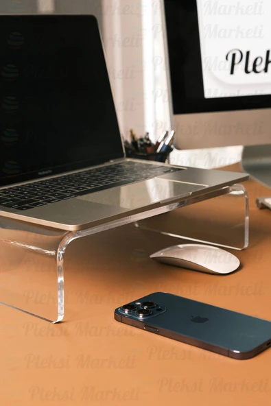 Pleksi Laptop-monitör Yükseltici- Monitör Standı- 30 Cm- - 2