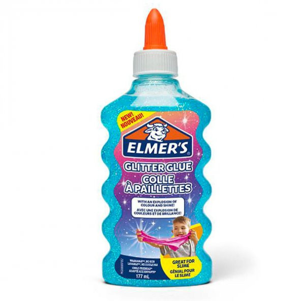 Elmers Simli Yapıştırıcı Mavi 177 ML EL-2077252-3-LI-PKT