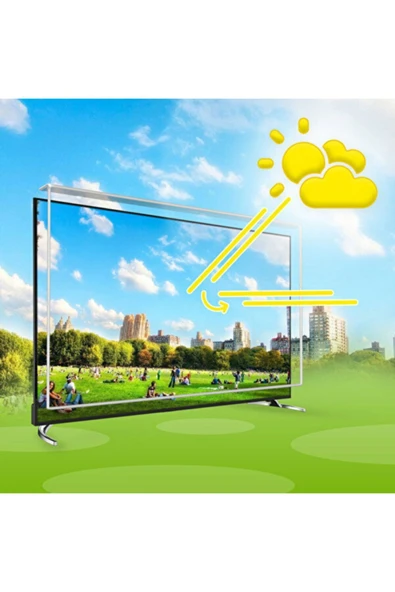 86 Inç 218 Ekran Tv Ekran Koruyucu  Toshiba Ekran Koruma Paneli - Resim 7