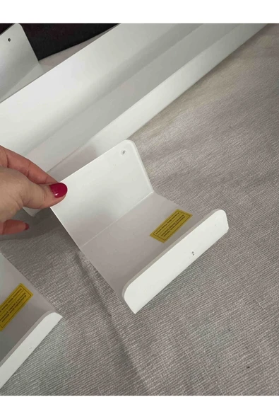 10cm X 10cm Pleksi Duvar Rafı 4 Adet - 2