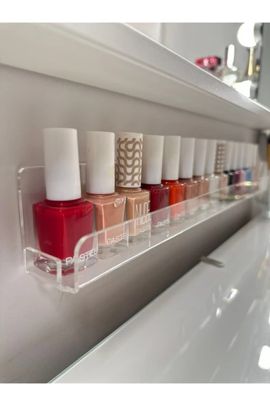 38 Cm Oje Rafı (yanları Kapalı) - Resim 4