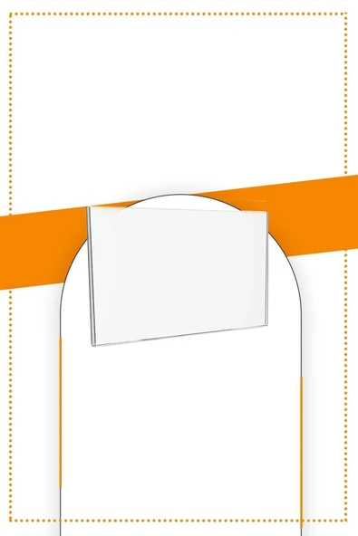 A6 U Tipi Yatay 5'Lİ Masa Üstü Şeffaf Pleksi Föylük / Broşürlük ürün görseli 1