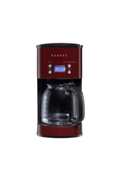 Vestel Retro Bordo Filtre Kahve Makinası 1000w 12 Fincan Kapasite - 2