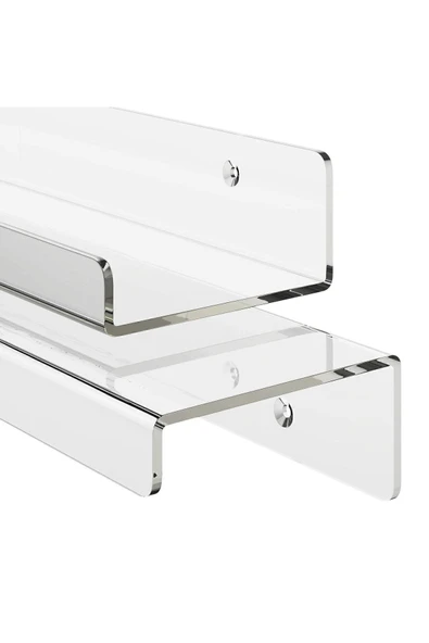 Takı Oje Baharatlık Düzenleyici Pleksi Raf Genişlik 60 Cm X 10 Cm 4 Mm Kalınlık - Resim 2