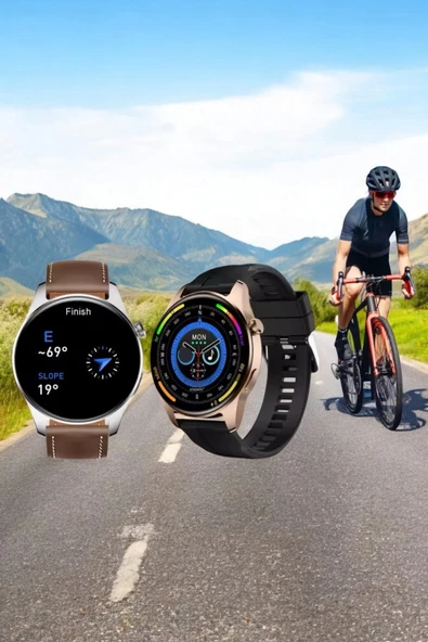 Akıllı Saat Sesli Görüşme NFC ve GPS Uyumlu Bluetooth Bağlantılı - 5