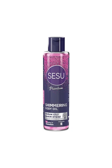 Sesu Simli Cilt Bakım Yağı 150 ml