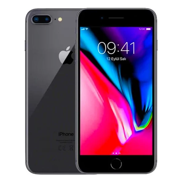 Apple iPhone 8 Plus Space Gray 64GB Yenilenmiş B Kalite (12 Ay Garantili)