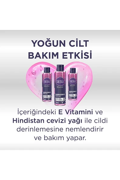 Sesu Simli Cilt Bakım Yağı 150 ml - 2