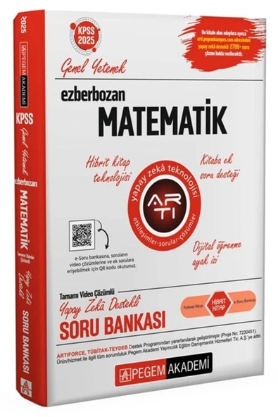 Pegem Matematik  KPSS GK-GY Ezberbozan Soru Bankası