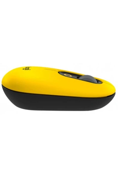 Logitech POP Emoji 910-006546 Sarı Sessiz Optik Kablosuz Mouse - Teşhir - 4