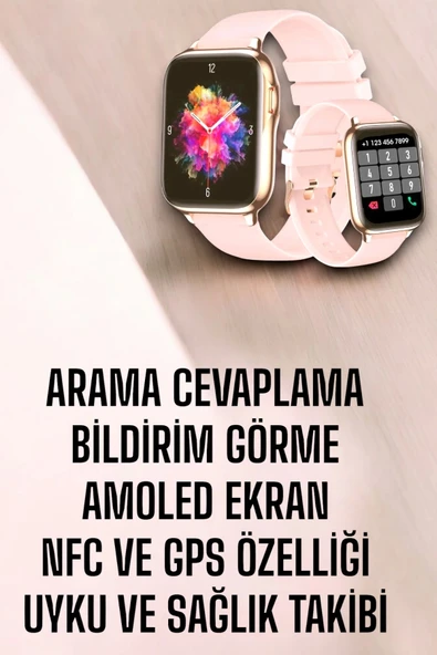 Akıllı Saat Kadınlara Uyku Ve Sağlık Takibi Yapabilen Bileklik Hediyeli - 4
