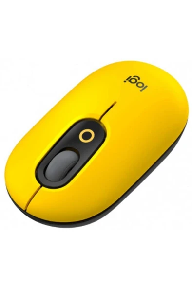 Logitech POP Emoji 910-006546 Sarı Sessiz Optik Kablosuz Mouse - Teşhir - 3