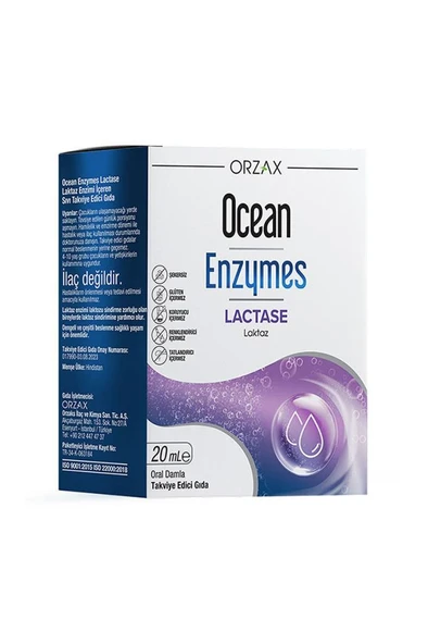 Ocean Enzymes Lactase Damla 20 ml