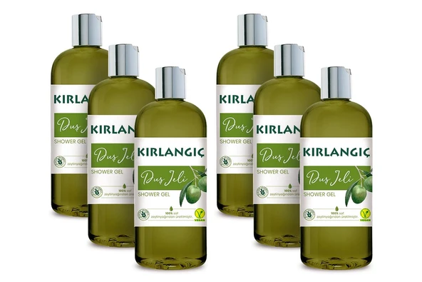 KIRLANGIÇ 400 ML ZEYTİNYAĞLI DUŞ JELİ * 6 ADET