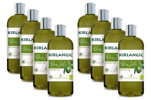 KIRLANGIÇ 400 ML ZEYTİNYAĞLI DUŞ JELİ * 8 ADET