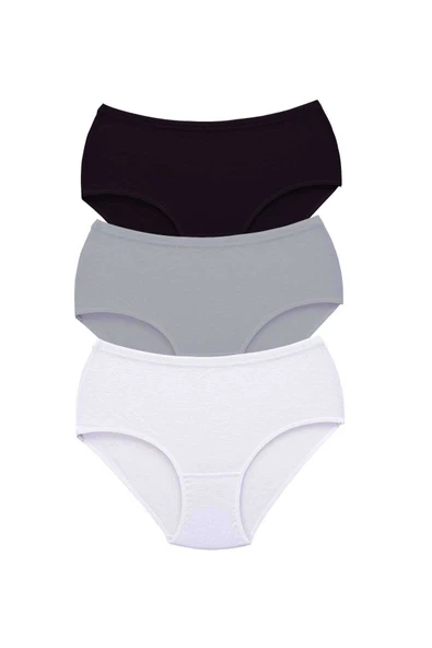 3 Adet Tutku Kadın Yüksek Bel Bato Kalın Lastik Külot S6 ürün görseli