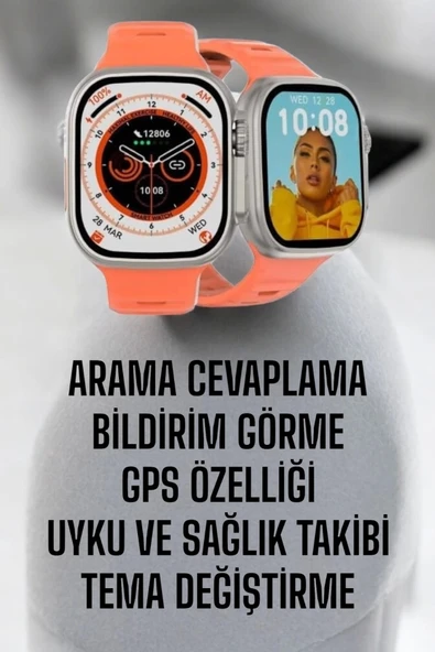 Akıllı Saat GPS, Sağlık Ve Uyku Takibi Arama Cevaplayan Bluetooth Bağlantılı - Resim 2