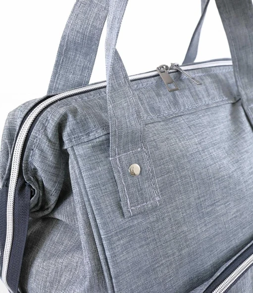 Tommybaby Anne Bebek Bakım Sırt Çantası Biberon Termoslu Sıvı Geçirmez Bebek Çantası - 5