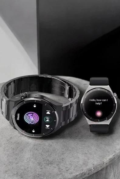 Akıllı Saat Arama Cevaplayan Titreşim Özelliğiyle Bildirim Görebilen - Resim 4