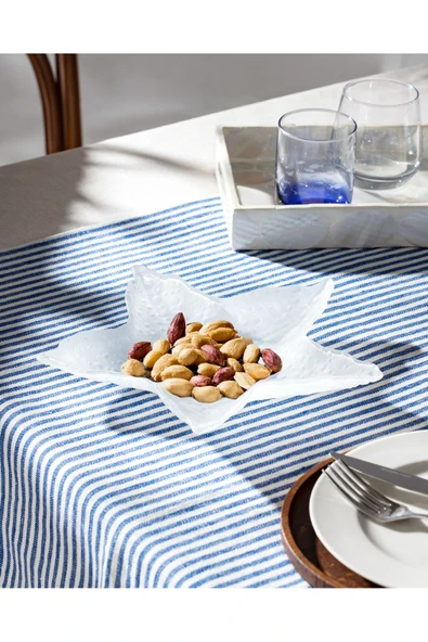 Astre Dekoratif Tabak - Büyük Boy - Beyaz