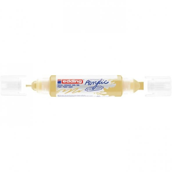 Edding Akrilik 3D Double Lıner Pastel Sarı 915 5 adet