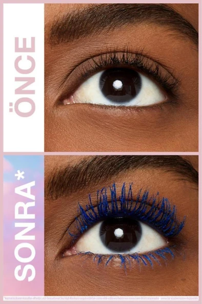 Maybelline New York Lash Sensational Sky High Blue Mist Maskara -Mavi - 2