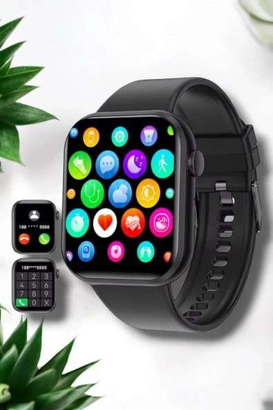 Akıllı Saat iOS ve Android ile Uyumlu Şık ve Çok Fonksiyonlu - 3