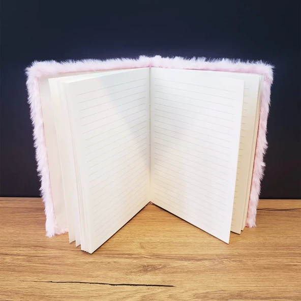 Love Tasarımlı Peluş Defter - 2