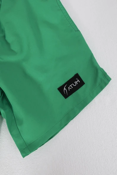 Erkek Çocuk Cepli Fileli Suda Desen Çıkan Deniz Şortu - 12
