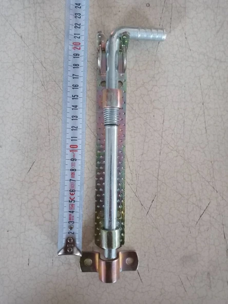 20 cm Yaylı Sürgü (Asma Kilit Takmalı) ve 6 Adet Vida