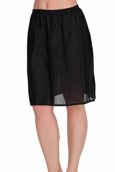 Kadın Jarse Jüpon Siyah 11003B ürün görseli