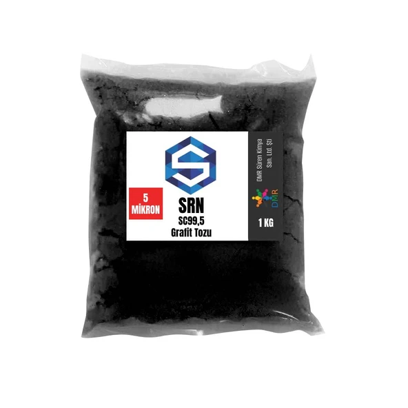 SRN SC99,5 5 Mikron Grafit Tozu 5 Mikron 1 Kg