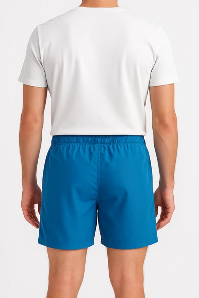 Erkek Cepli Fileli Suda Desen Çıkan Deniz Şortu - Resim 2