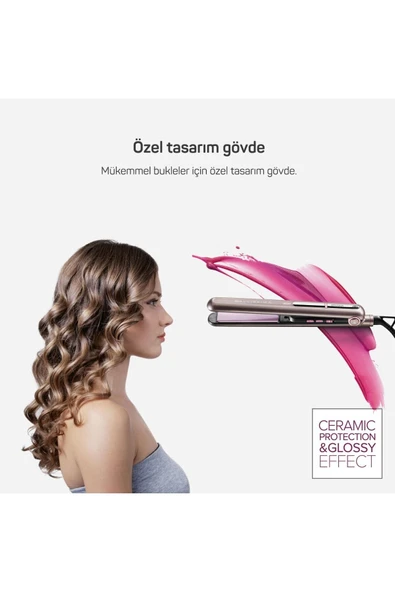 Arzum Bellisima Saç Düzleştirici AR5062 Creativity Glossy Pembe 204DSERI - 4