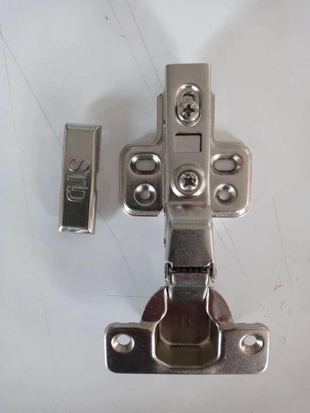 Yavaş Kapanan Dolap Kapak Menteşesi DEVE (Pistonlu, Hidrolik) 2 Adet Vida Dahil