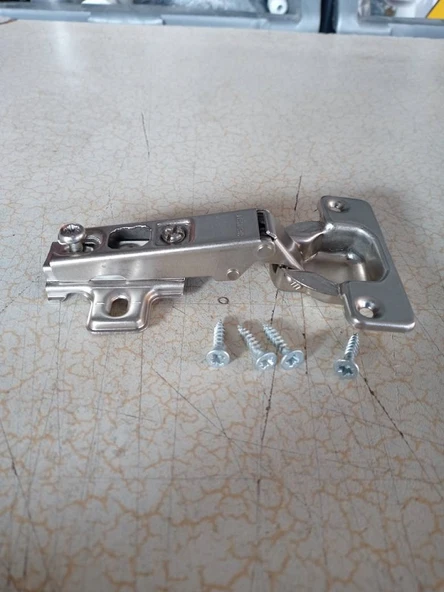 Mobilya Kapak Yaylı Düz Tas Menteşe 4 Adet